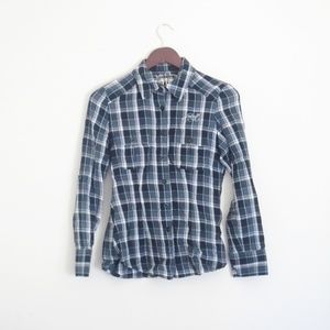 Seven7 brand small plaid Button-down